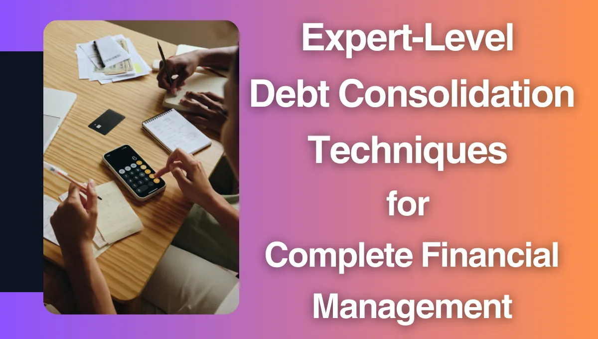 Expert-Level Debt Consolidation Techniques for Complete Financial Management